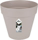 Elho loft urban rond 20 - bloempot voor buiten - ø 19.3 x h 17.5 cm - warm grijs