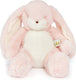 Bunnies by the bay nibble konijn - knuffeldier - geborduurde details - 30 cm - roze