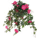 Mica decorations kunstplant petunia - donkerroze - 50 cm - kunst hangplanten