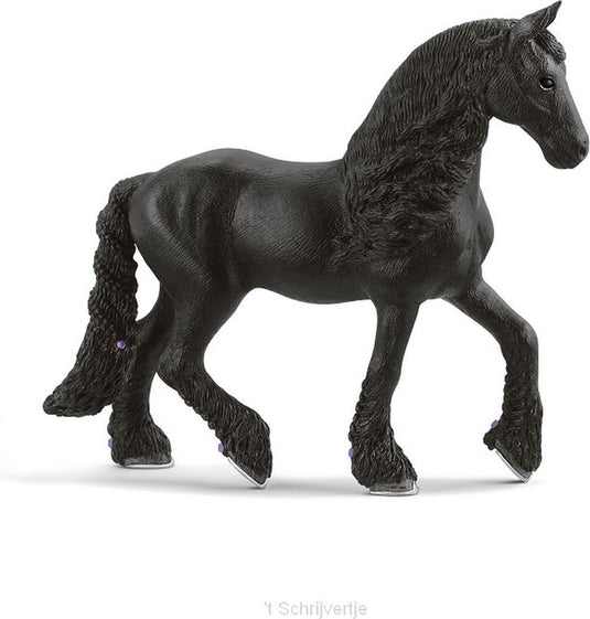 Schleich horse club - friese merrie - speelfiguur - kinderspeelgoed voor jongens en meisjes - 5 tot 12 jaar - 13906