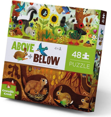 Crocodile creek | puzzel tuin onder boven (48 stuks)