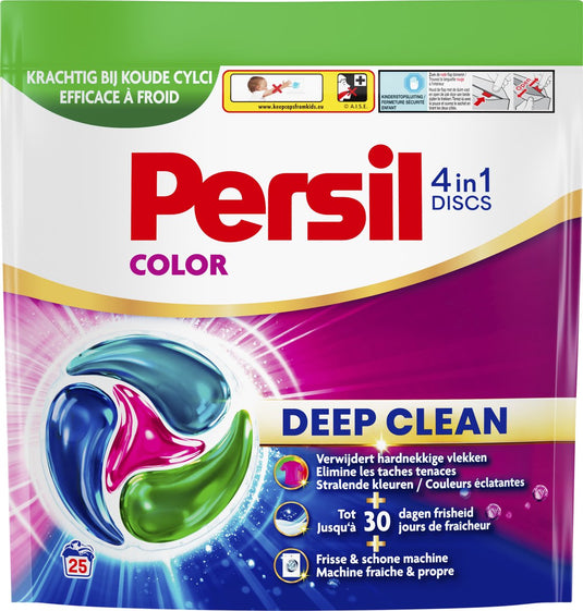Persil discs color - wasmiddelcapsules - 4-in-1- discs - gekleurde was - 5 x 25 wasbeurten