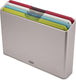 Joseph joseph folio™ snijplankenset 4-delig – large – multikleur – kleurgecodeerd – met opbergstand – rvs handgrepen