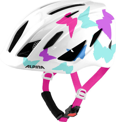 Alpina sports kinderhelm pico pearlwhite butterflies 50-55