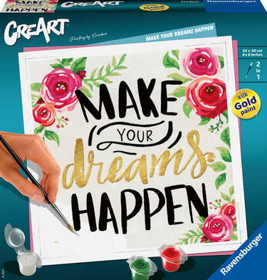 Ravensburger schilderen op nummer ravensburger creart schilderen op nummer - make your dreams happen