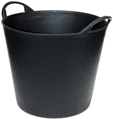 Talen tools - flexibel kuipje - met hendels - kunststof - 22 liter - zwart