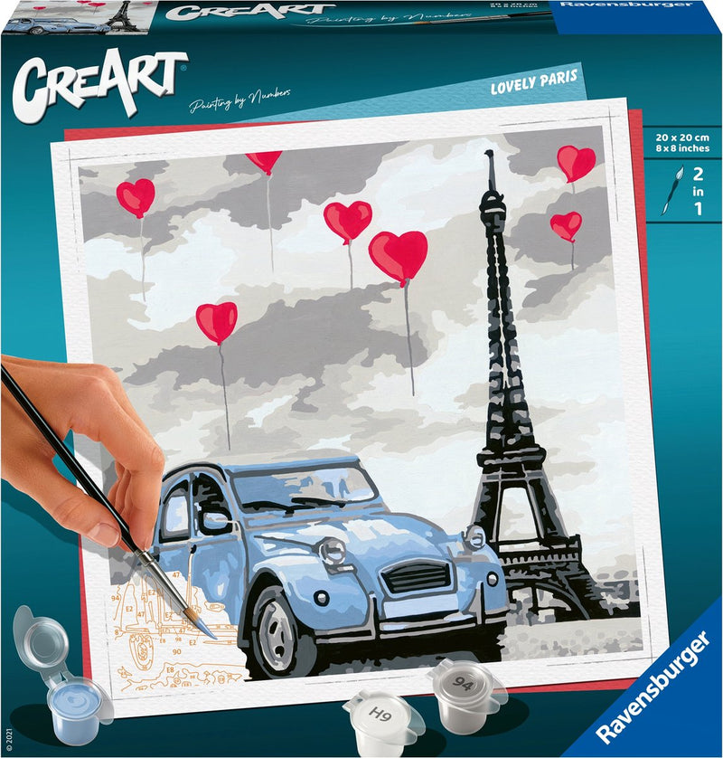 Load image into Gallery viewer, Ravensburger schilderen op nummer ravensburger creart schilderen op nummer - paris
