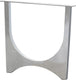 Woood zaandam design tafelpoot - metaal - chrome - 1 stuks - 72x79x10