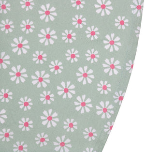 Ottosimon tafelkleed textiel groen rond 160 cm - bloemen design.