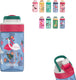 Kambukka lagoon waterfles 400ml -blue flamingo met geïntegreerd rietje - drinkfles voor kinderen