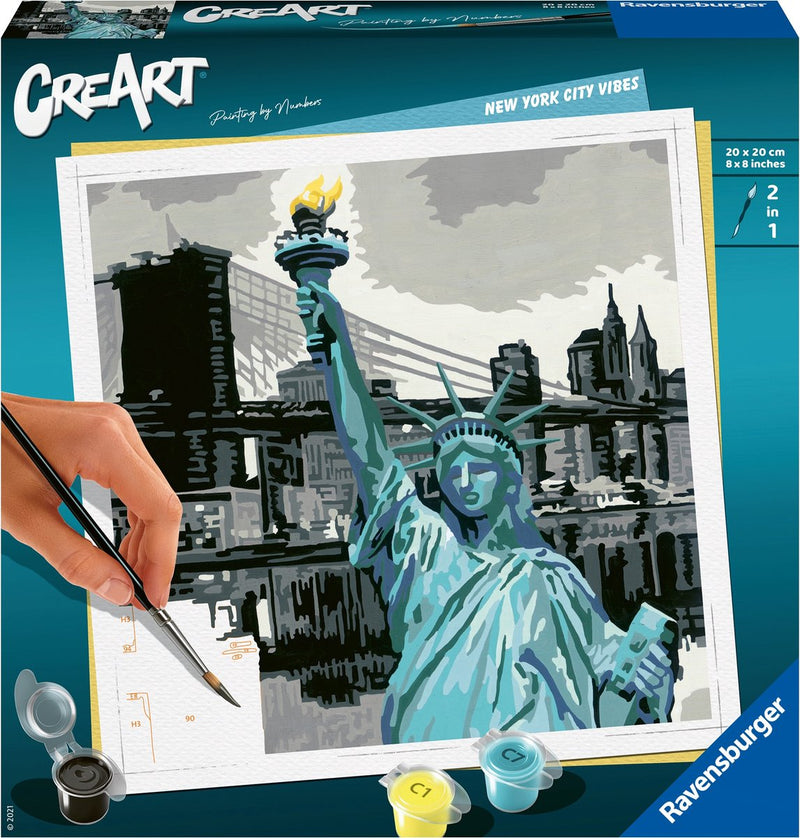 Afbeelding laden in galerijviewer, Ravensburger schilderen op nummer ravensburger creart schilderen op nummer - new york city

