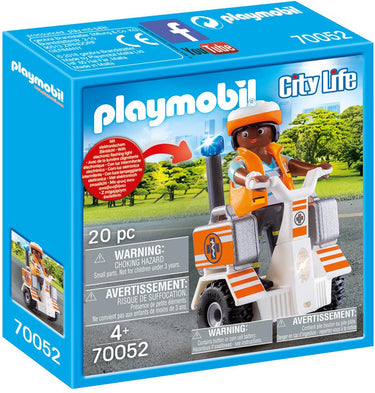 Playmobil 70052 eerste hulp balans racer secouriste et gyropode