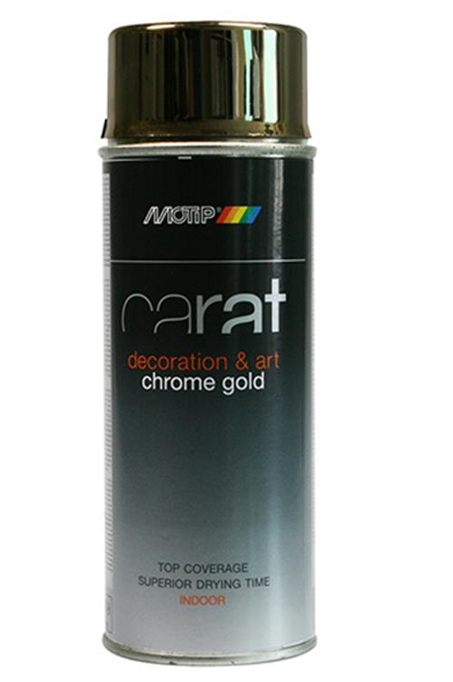 Motip 1051962 - carat chrome gold spuitbus 400 ml | 1 stuks