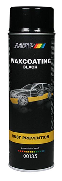 Motip 1051465 - undercoating wax zwart spuitbus 500 ml | 1 stuks