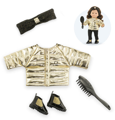 Corolle couture outfit set met accessoires voor poppen, 36cm