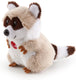 Trudi - sweet collection knuffel wasbeer 9 cm - handgemaakt in italie - zacht pluche - knuffeldier voor jongens en meisjes - beige bruin - 7x8x9 cm maat xxs