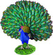 Collecta figurine - pauw - (l) - boerderijdieren - handgeschilderd - miniatuur