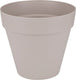 Elho loft urban rond 60 - grote bloempot voor buiten - waterreservoir - 100% gerecycled plastic - ø 58.0 x h 54.0 cm - warm grijs