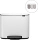 Brabantia bo prullenbak - 3 x 11 liter - afvalscheiding - white