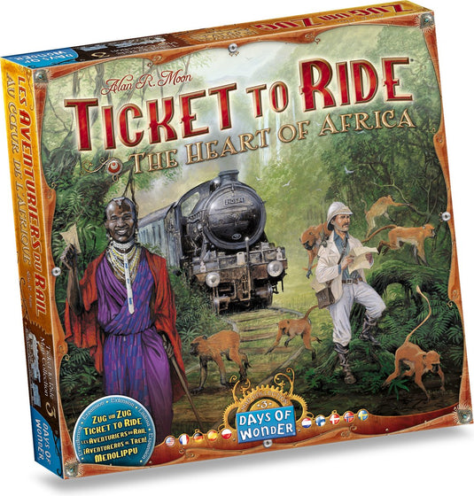 Days of wonder ticket to ride afrika bordspel