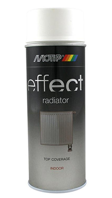 Motip 1032407 - 302702 deco effect radiatorspr white matt 400 ml | 1 stuks