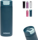 Kambukka olympus thermosbeker 500 ml - koffiebeker to go - makkelijk reinigen - lekvrije koffiebeker rvs - theebeker - travel mug - peacock blue