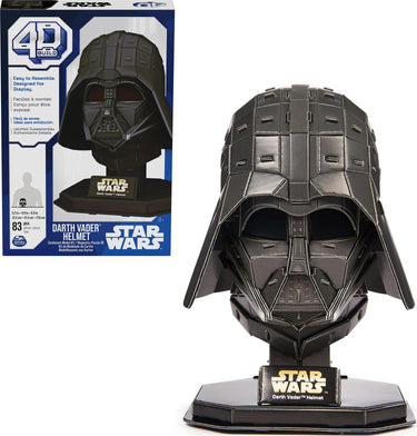 4d build star wars - darth vader - 3d puzzel - 83 stuks - kartonnen bouwpakket