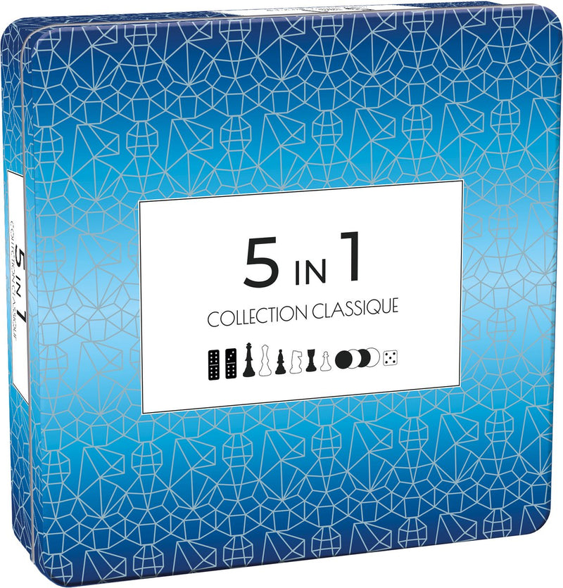 Load image into Gallery viewer, Tactic 5 in 1 hout - schaken - dammen - tic tac toe - backgammon en domino
