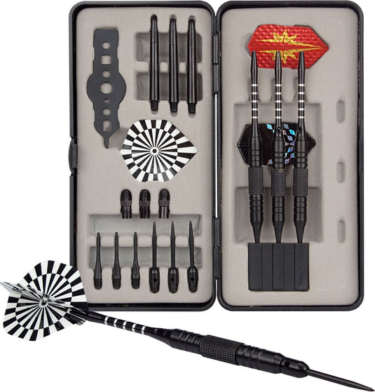Abbey darts dart set - steel tip soft tip - zwart - 21