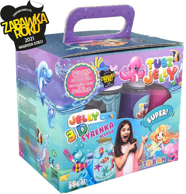 Tuban - tubi jelly set with 6 colors and small aquarium – mermaid