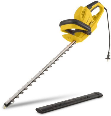 Powerplus elektrische heggenschaar powxg20081 - elektrische haagschaar van 600 w, mes van 610 mm en snijafstand van 24 mm, tuingereedschap voor het knippen van struiken, heggen en planten