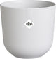 Elho jazz rond 23 bloempot voor binnen - woonaccessoire van 100% gerecycled plastic - ø 23.1 x h 21.5 cm - zijdewit
