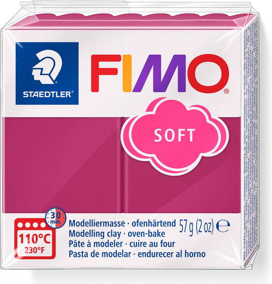 Fimo soft boetseerklei 57 g frozen berry