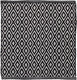 Sealskin - trellis badmat 60x60 cm - katoen - zwart