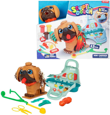 Toi-toys sculptidough kleiset dierenverzorger hond, 13dlg.