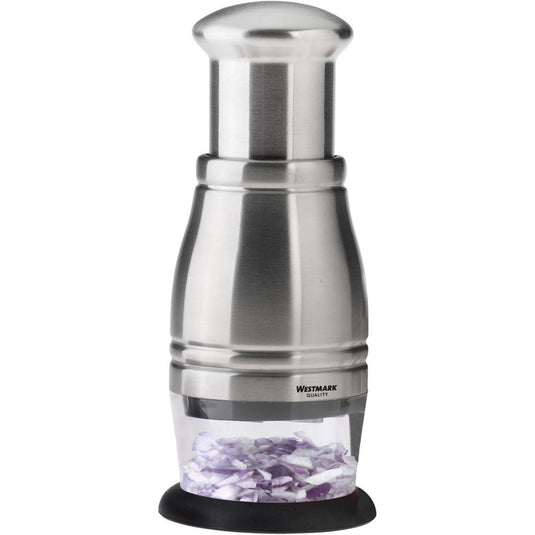 Westmark uienhakker 1000 - rvs - 22x9,4x9,4cm - zilver