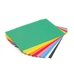 Gekleurd papier tutorcraft 45 x 64 cm 225 g m² kleurenassortiment 20 vellen