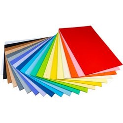 Gekleurd papier tutorcraft a4 225 g m² kleurenassortiment 200 vellen