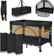 Lionelo laura - compact 3 in 1 campingbedje, box babybed - lichtgewicht - 2 hoogtes - wielen met rem - gaas zijpanelen peuter ingang - inclusief draagtas opbergzak - reisbedje