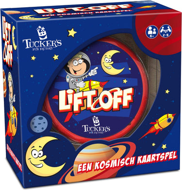 Tucker's fun factory lift off kaartspel