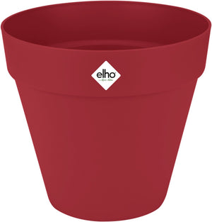 Elho loft urban rond 40 - bloempot voor buiten - ø 38.5 x h 35.3 cm - theater rood
