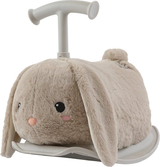 Yvolution - buddy roller - grey rabbit - 2-in-1 loopwagen