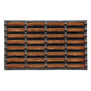 Load image into Gallery viewer, Deurmat mudbuster 40x60 cm rubber met kokos
