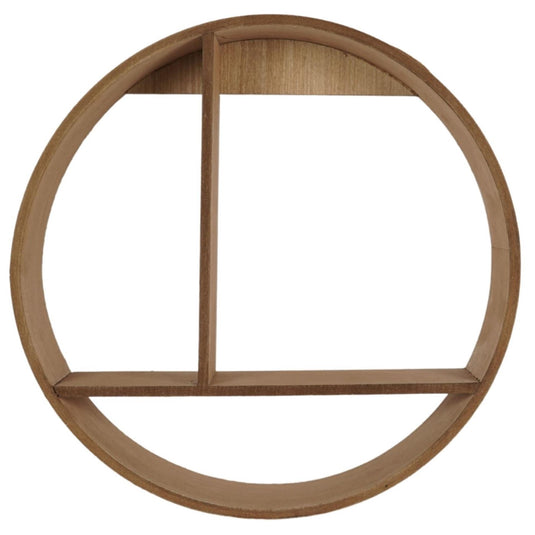 Home accents wandrek hout ø37x7,5cm