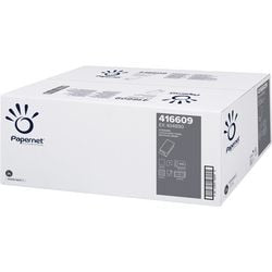 Papieren handdoeken papernet 416609 standard groen 1-laags