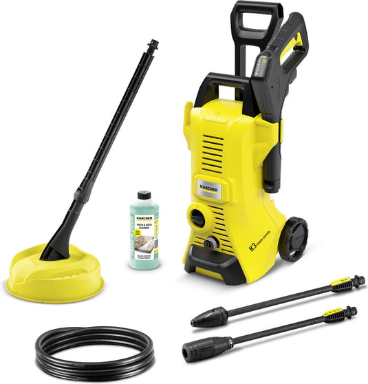 Kärcher k 3 power control home hogedrukreiniger - 120 bar - 380l u - 25 m² u - terrasreiniger t 1 - geschikt voor oa. auto - fietsen - kleine terrassen - balkon - tuinset en motoren