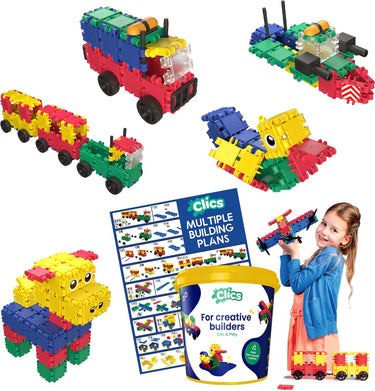 Clics build play emmer, 8in1