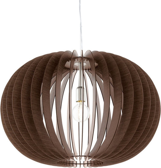 Eglo stellato hanglamp - e27 - ø 23 cm - nikkelmat