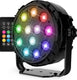 Partyfunlights - 12 led - par - usb - disco lamp - met afstandsbediening