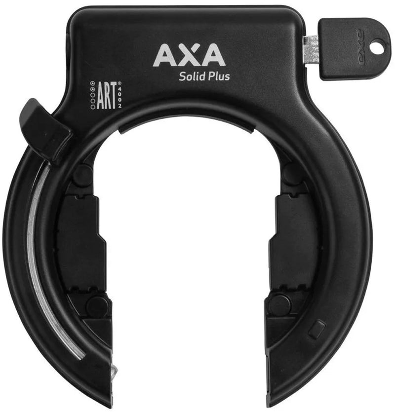 Load image into Gallery viewer, AXA Solid Plus zwart ART2 ringslot - 150mm - fiets
